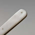 1904 British antique white mother-of-pearl handle and pure silver button hook by John Holmes