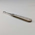 1904 British antique white mother-of-pearl handle and pure silver button hook by John Holmes