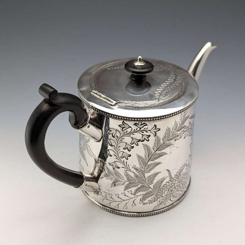 約 1890 年英國古董鍍銀茶壺 Joseph Ridge