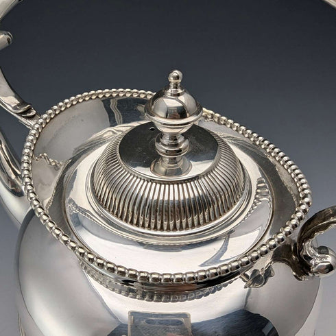 1875年頃 英国アンティーク シルバープレート製 バチェラー ティーケトルセット
