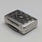 1834 British antique sterling silver vinaigrette with sponge by Edwin Jones