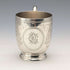 1868 British antique sterling silver mug 135g Arthur Sibley