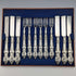 1882 British Antique Silver Plate Cutlery Set of 6 Pairs Elkington