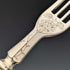 1882 British Antique Silver Plate Cutlery Set of 6 Pairs with Carved Blades, Elkington
