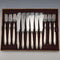 Circa 1900 British Antique 800 Silver Handle Cutlery Set of 6 by Mappin & Webb