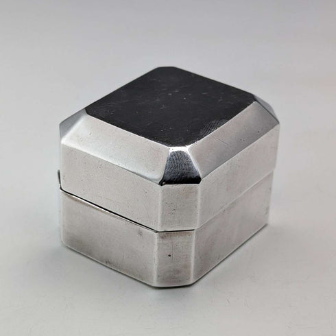 Caja para anillos / Joyero vintage de plata esterlina BIRKS