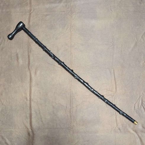 영국 빈티지 신사용 L자 핸들 브램블 샤프트 스틱 지팡이 91cm