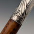 Bastón antiguo de caballero, mango curvado de plata 800, circa 1900, 90 cm
