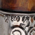 Bastón antiguo de caballero, mango curvado de plata 800, circa 1900, 90 cm