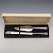 Cuchillo para pan y pala para pastel de plata de ley, vintage británico, 1960, Harrison Brothers