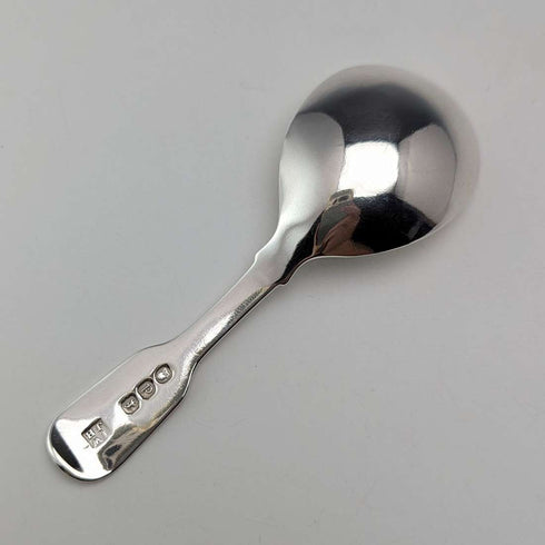 Cuchara para té de plata esterlina, antigüedad británica de 1819, Thomas Wallis II & Jonathan Hayne