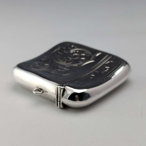 1907 British antique sterling silver Vesta case 31g match case Jones & Crompton