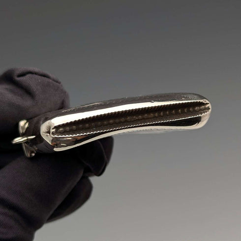 1907 British antique sterling silver Vesta case 31g match case Jones & Crompton