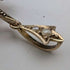 1909 British antique 9ct gold and pearl pendant brooch