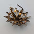 1909 British antique 9ct gold and pearl pendant brooch