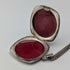 1977 British Vintage Sterling Silver Locket Pendant & Necklace JAC