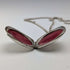 1977 British Vintage Sterling Silver Locket Pendant & Necklace JAC