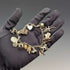 Pulsera de dijes de plata esterlina vintage británica de 1957, 47 g, W.J.S.