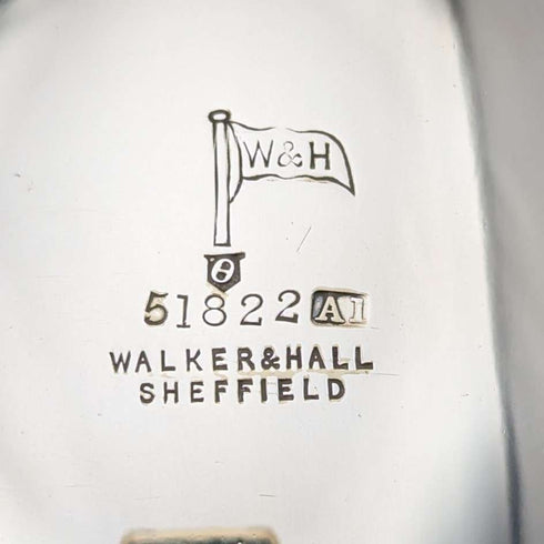 1900년경 영국 앤티크 실버 플레이트 브렉퍼스트 디시 WALKER&HALL