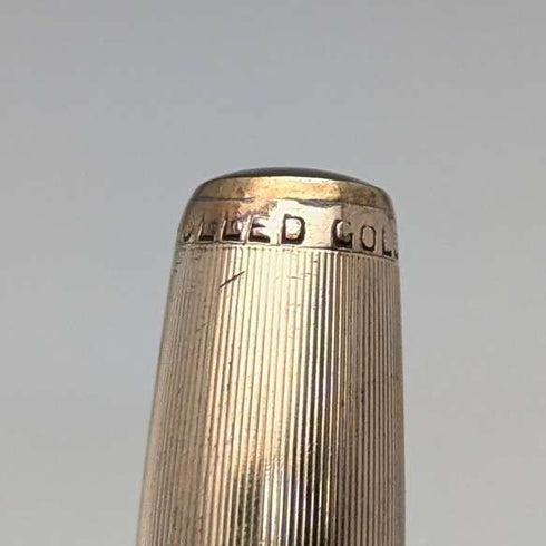 British Vintage Yard O' Red Rolled Gold Propelled Pencil in Case