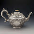 Tetera de plata chapada, antigüedad inglesa de alrededor de 1890, George Cutts