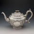 Tetera de plata chapada, antigüedad inglesa de alrededor de 1890, George Cutts