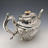 Tetera de plata chapada, antigüedad inglesa de alrededor de 1890, George Cutts