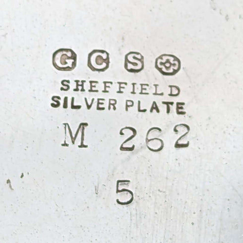 Tetera de plata chapada, antigüedad inglesa de alrededor de 1890, George Cutts