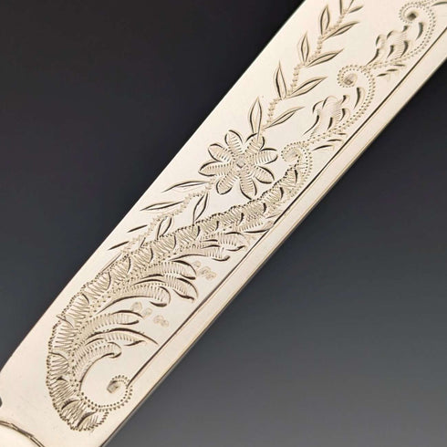 约1910年英国古董镀银餐具6件套(含木盒)