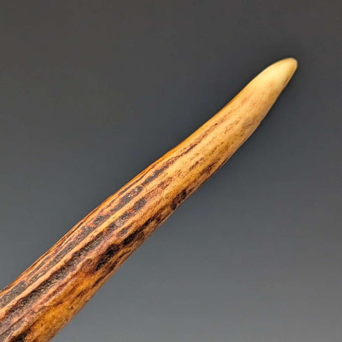 英國古董鹿角手柄牛排餐具 6 對套裝 Harrison Fisher & Co
