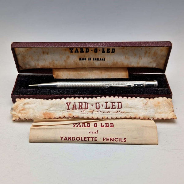 1955年 英国 ヤード・オ・レッド 純銀製 推進式ペンシル ケース入り