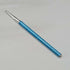 Vintage Sterling Silver & Blue Guilloche Enamel Mini Push-Pull Pencil