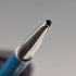 Vintage Sterling Silver & Blue Guilloche Enamel Mini Push-Pull Pencil