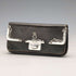 Circa 1905 German antique sterling silver decorated small leather wallet, green leather coin purse SD