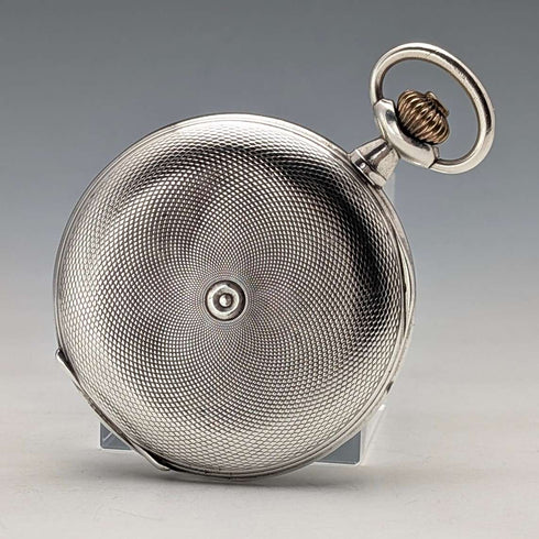 Antique La Maisonette pocket watch, circa 1910, silver side hunter case, in good working order