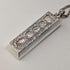 1977 British Britannia Silver Ingot Pendant 1 Troy Ounce Pure Silver Necklace
