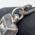 1977 British Britannia Silver Ingot Pendant 1 Troy Ounce Pure Silver Necklace