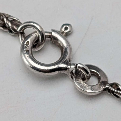 1977 British Britannia Silver Ingot Pendant 1 Troy Ounce Pure Silver Necklace