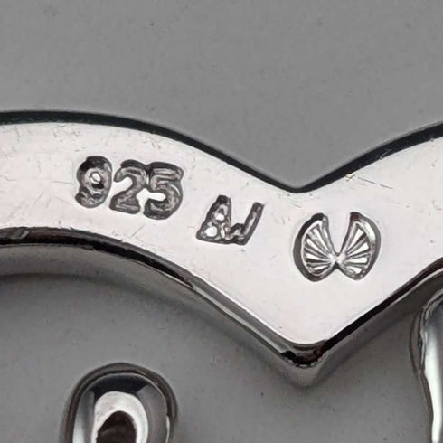 Colgante vintage de plata de ley con diseño de lluvia y nubes, 13.5g, con collar
