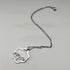 Colgante vintage de plata de ley con diseño de lluvia y nubes, 13.5g, con collar