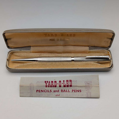 1968, Reino Unido, Yard-O-Led, portaminas de plata de ley, en estuche