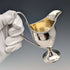 Jarra de crema de plata esterlina antigua británica de 1783, 113 g, Samuel Meriton II