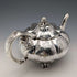 Late 19th Century British Antique Silver Plate Melon Shaped Teapot