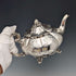 Late 19th Century British Antique Silver Plate Melon Shaped Teapot