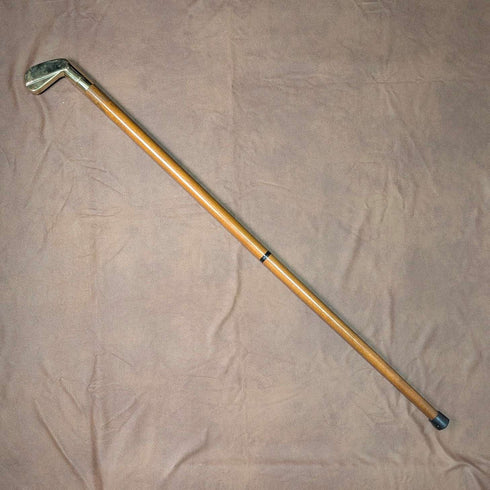 英国复古碳轴高尔夫球杆式折叠手杖 90cm