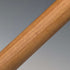 Bastón vintage con eje de madera gruesa y empuñadura redonda de plata pura, 86 cm