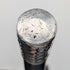 Antique American black shaft crocodile-look pure silver decorative handle walking stick 80cm