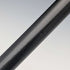 Antique American black shaft crocodile-look pure silver decorative handle walking stick 80cm