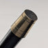 Antique American black shaft crocodile-look pure silver decorative handle walking stick 80cm