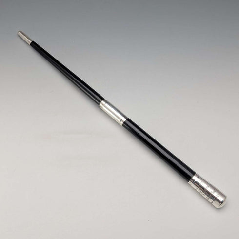 1950年 英国复古纯银装饰指挥棒 FD(附原盒)